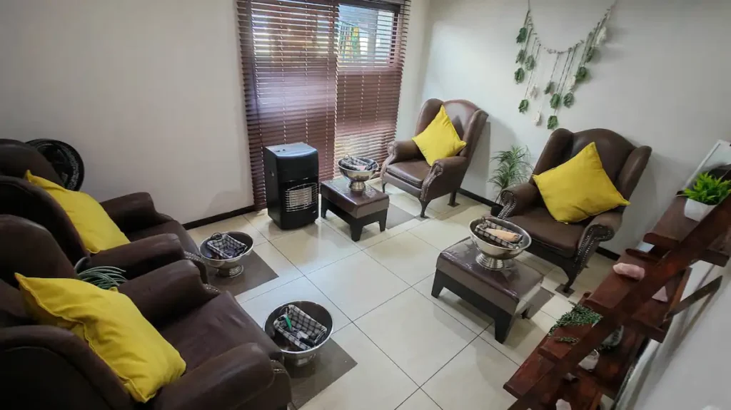 Pedicure room at D'Vida Spa in Meyerton