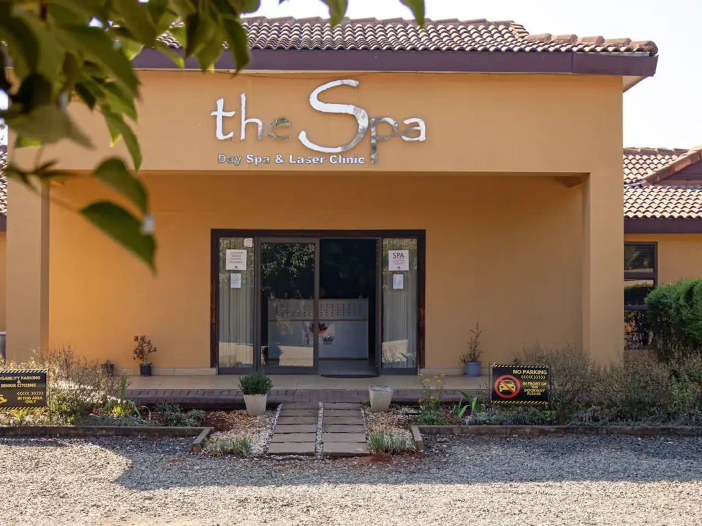 Entrance to D'Vida Wellness Centre Day Spa and Laser Clinic in Meyerton